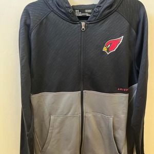 NFL Combine Arizona Cardinals men's large‎ full zip hoodie Under Armour